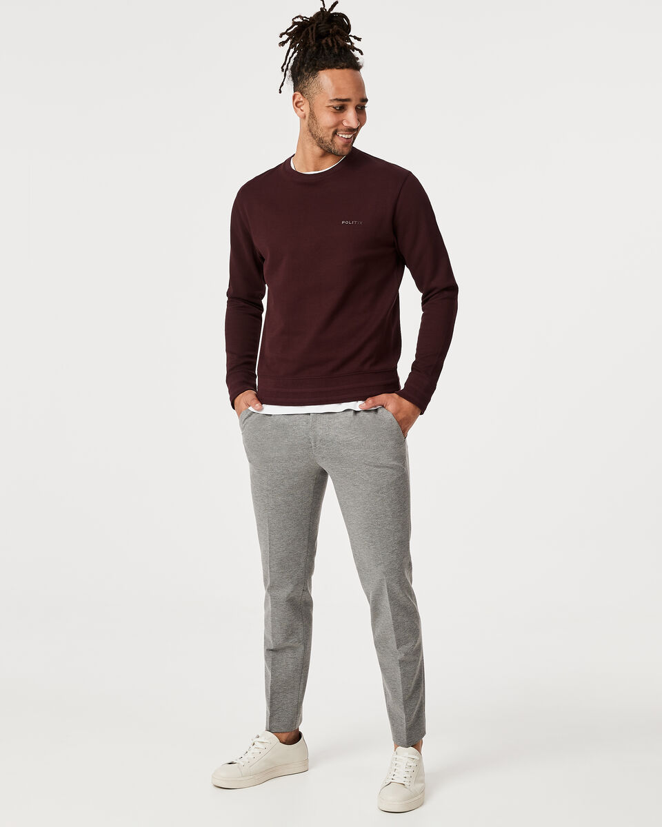 Foscop Jersey Pant, Mid Grey, hi-res